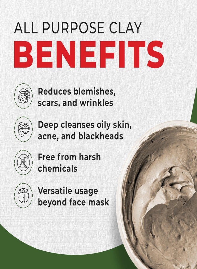 Mayan Magic Mud Powerful Deep Pore Cleansing Sodium Bentonite Clay for Unisex - 32 oz Cleanser - Image 3